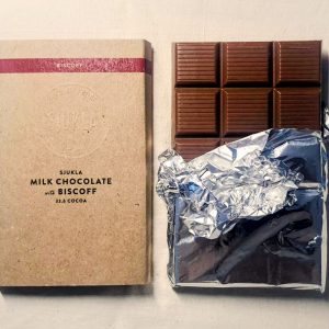 Milk Chocolate Slab with Biscoff (100g)