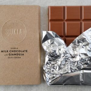 Milk Chocolate Slab with Gianduja (100g)