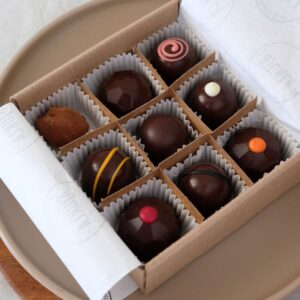 Dark Assorted Truffles (Box of 9)