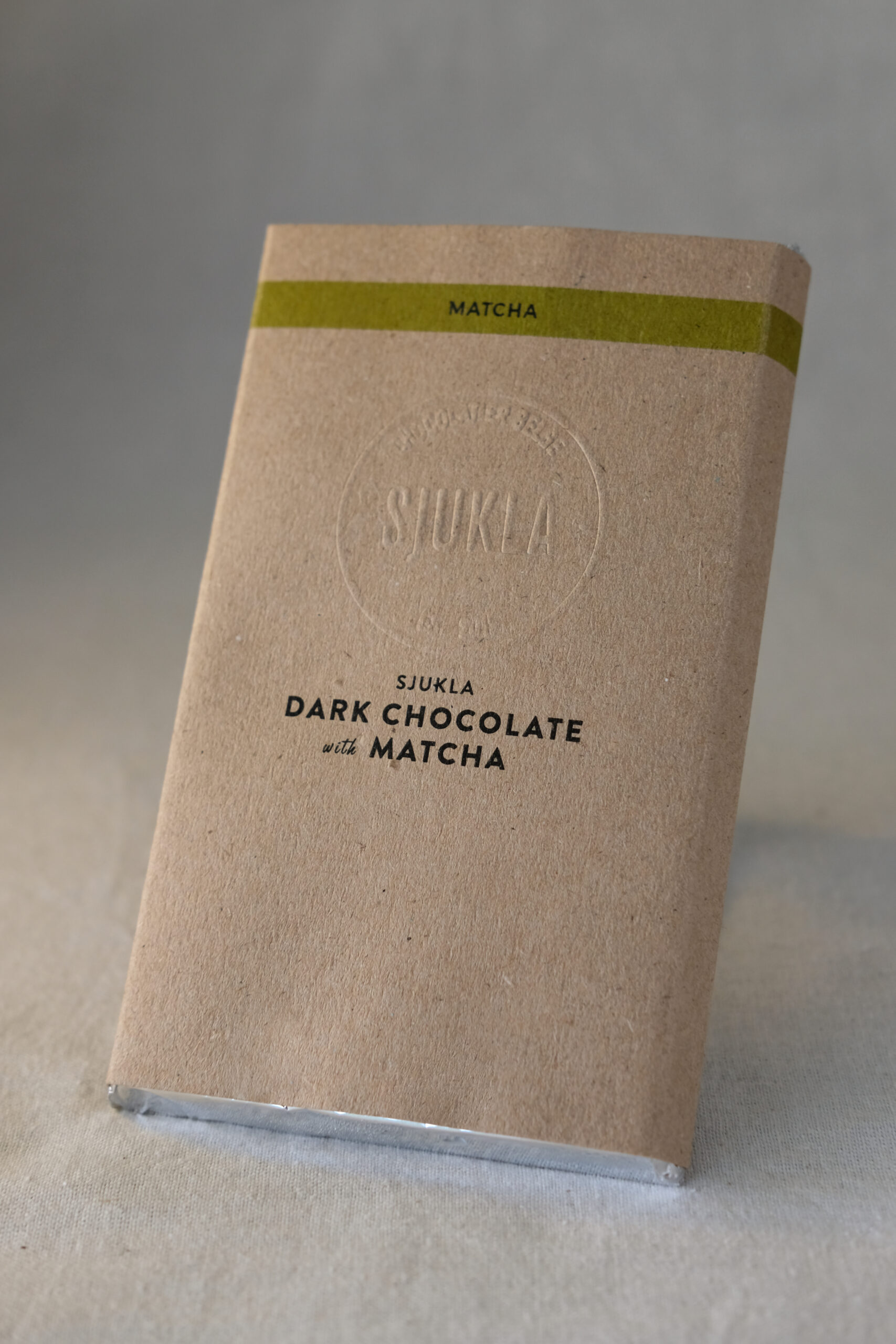 Dark Chocolate Slab with Matcha (100g)
